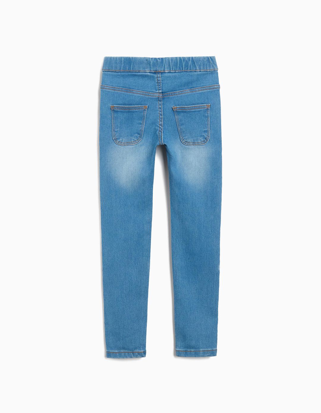 Jeggings de Ganga, Menina, Azul Claro