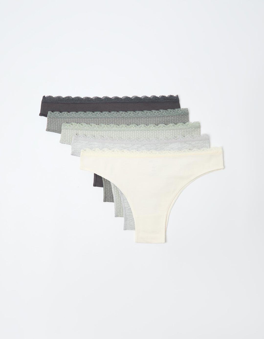 Pack 5 Cuecas Brasileiras, Mulher, Verde