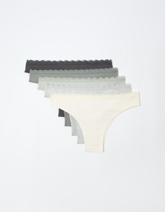 Comprar Online Pack 5 Cuecas Brasileiras, Mulher, Verde