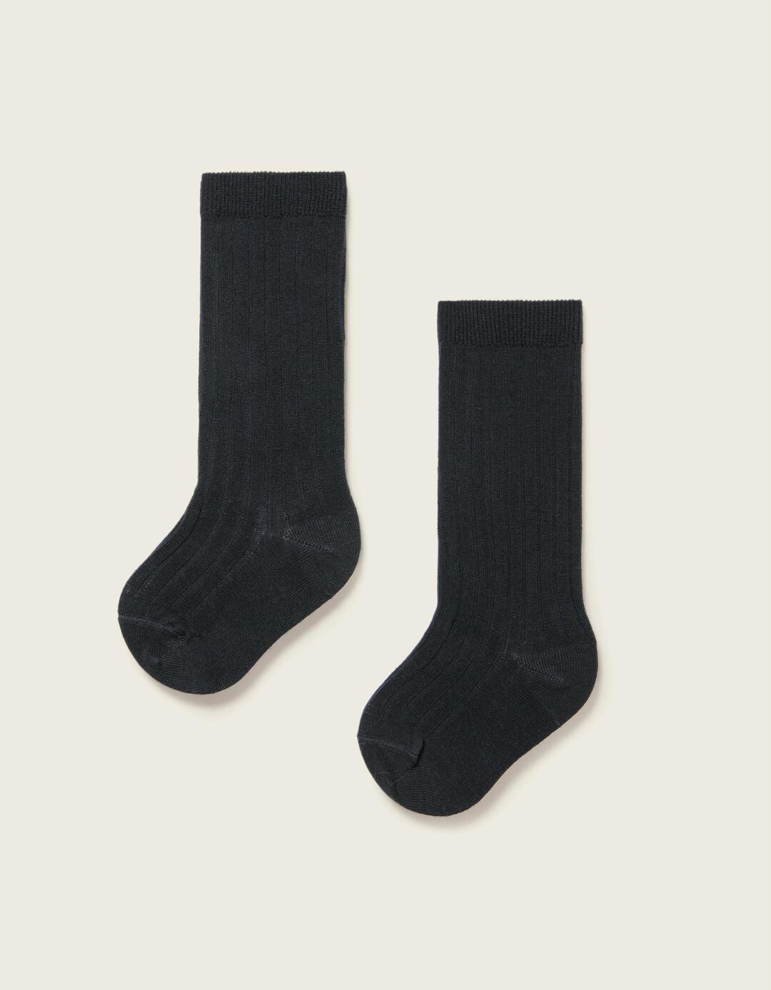 2-Pack Ribbed Socks for Babies, Dark Blue