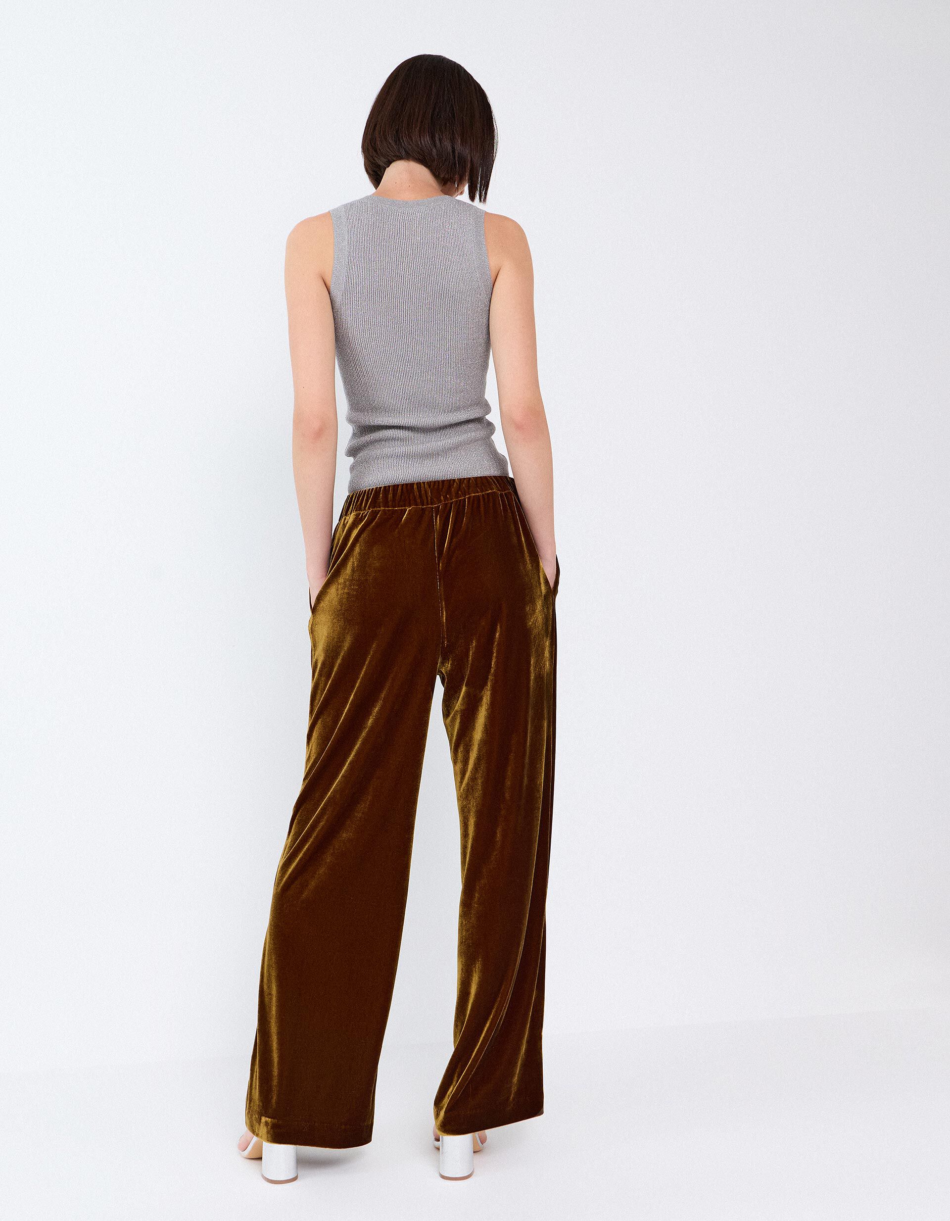 Comprar Online Cal&ccedil;as Aveludadas, Mulher, Dourado