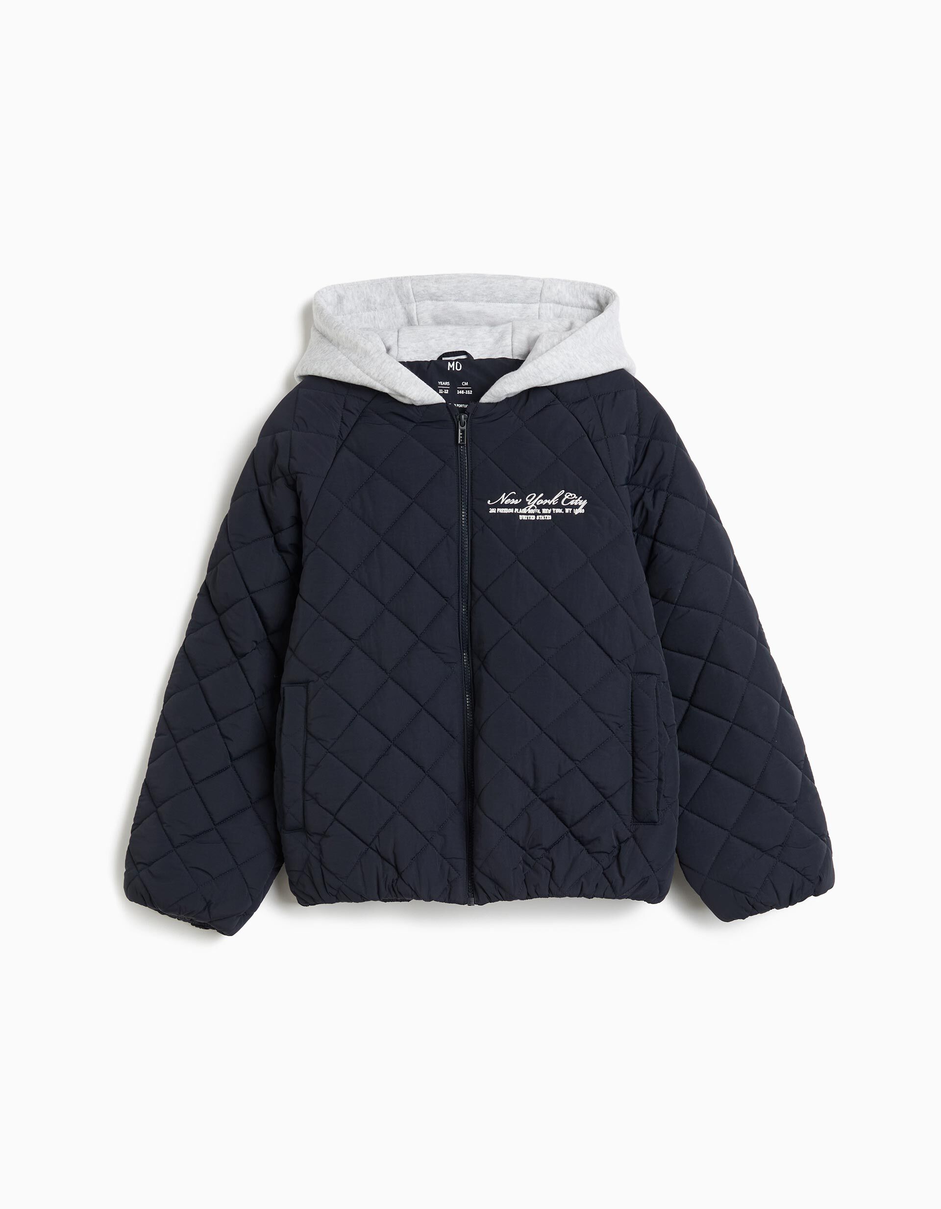 Comprar Online Bomber Acolchoado, Menino, Azul Escuro