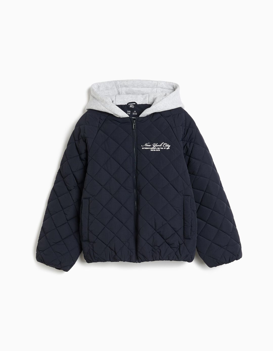 Bomber Acolchoado, Menino, Azul Escuro