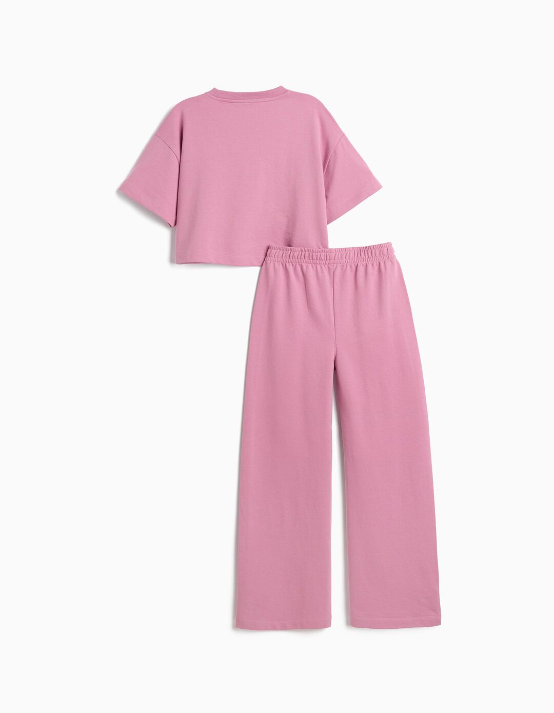 Conjunto de Felpa, Menina, Rosa