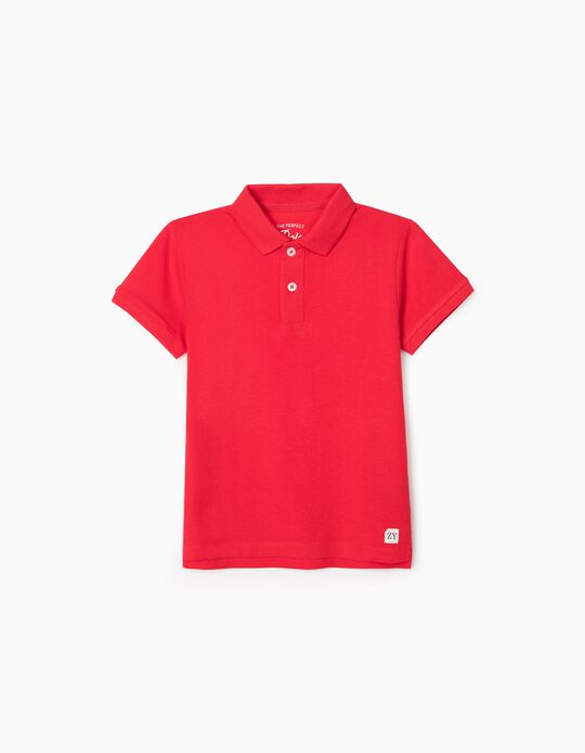 Polo Shirt for Boys, Red