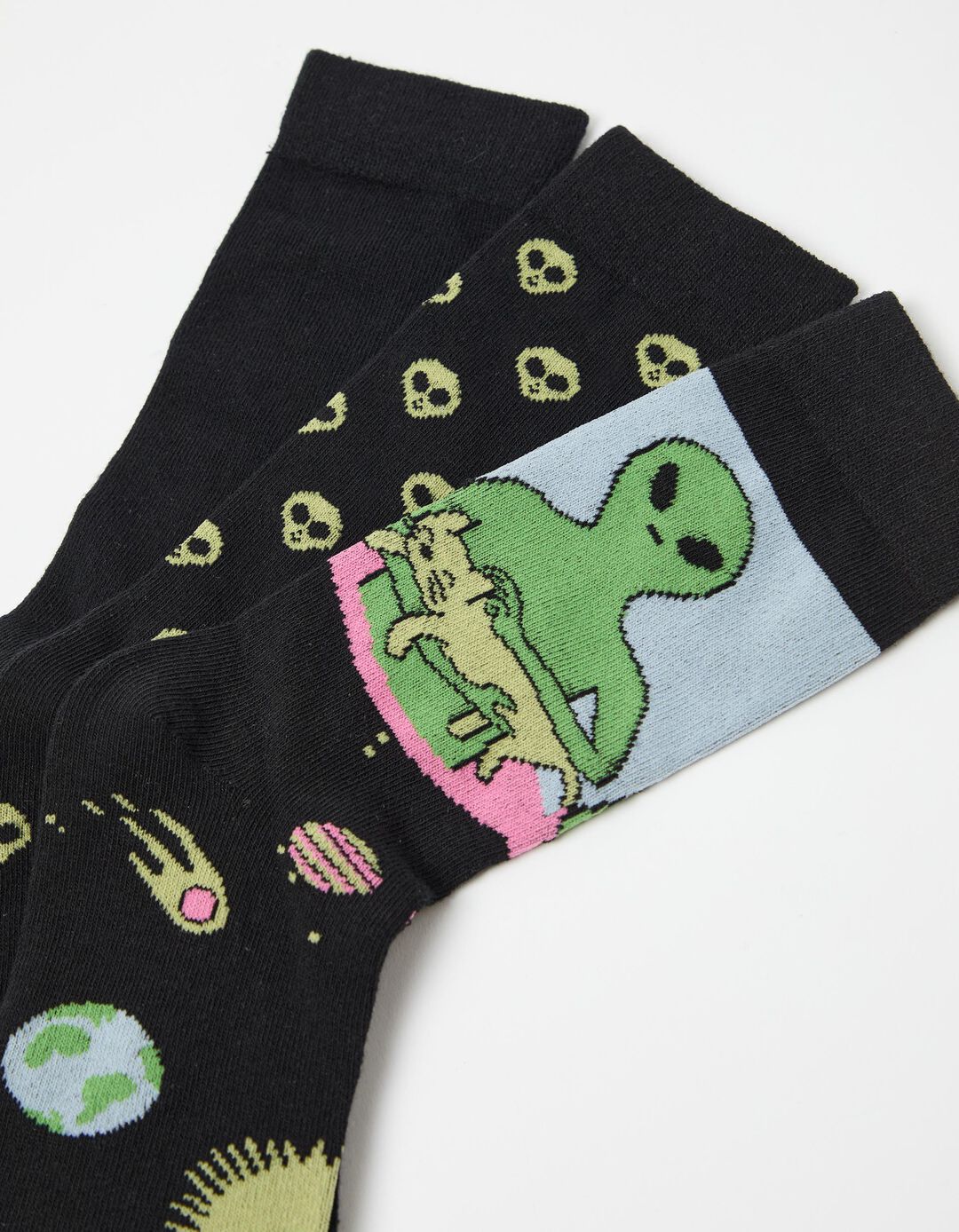 Pack 3 Pares de Meias, Homem, Preto