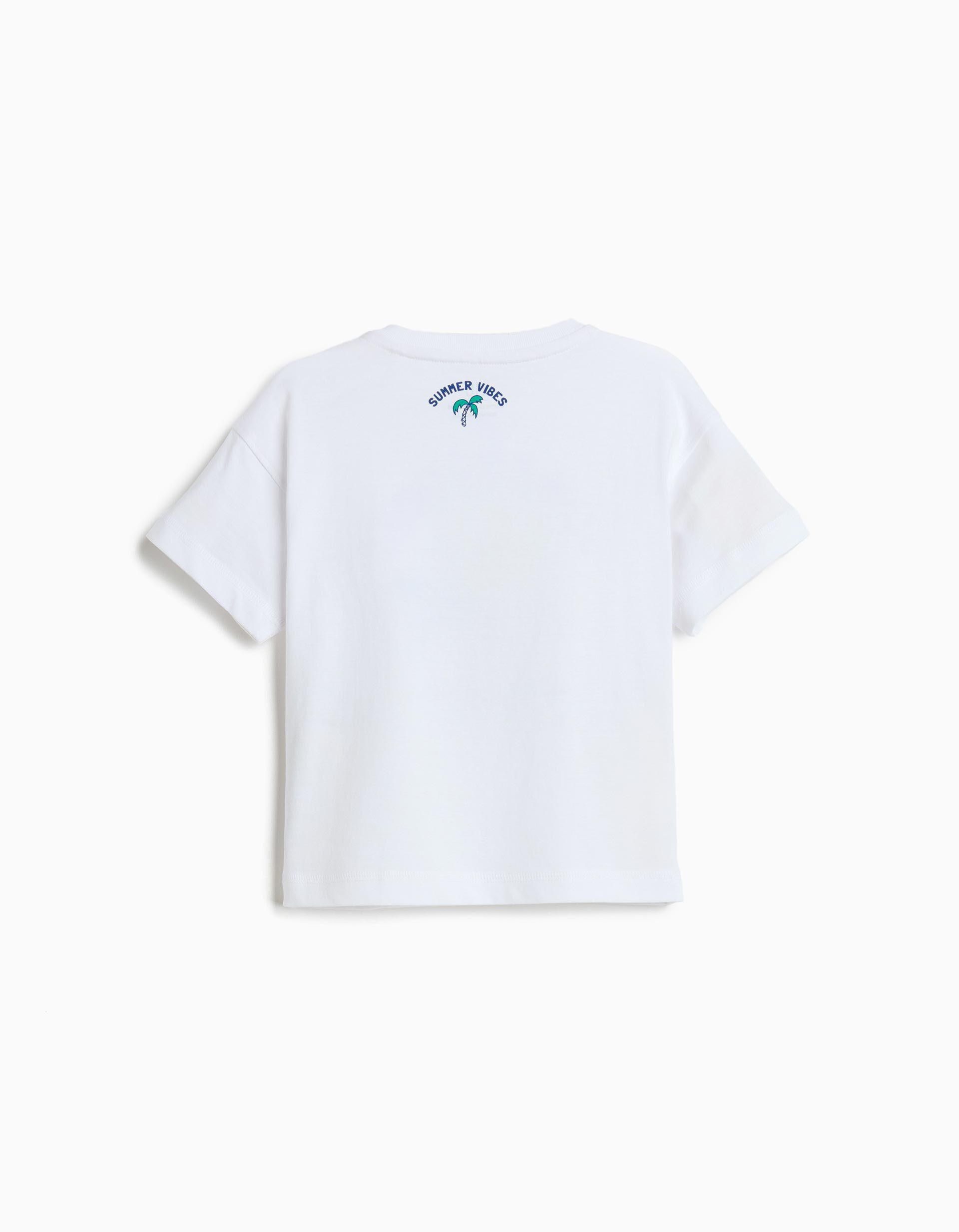 Comprar Online T-shirt Estampada, Menino, Branco