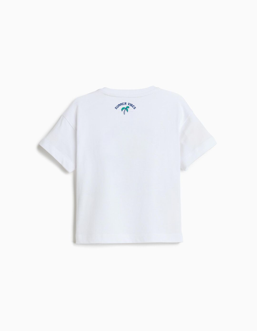T-shirt Estampada, Menino, Branco