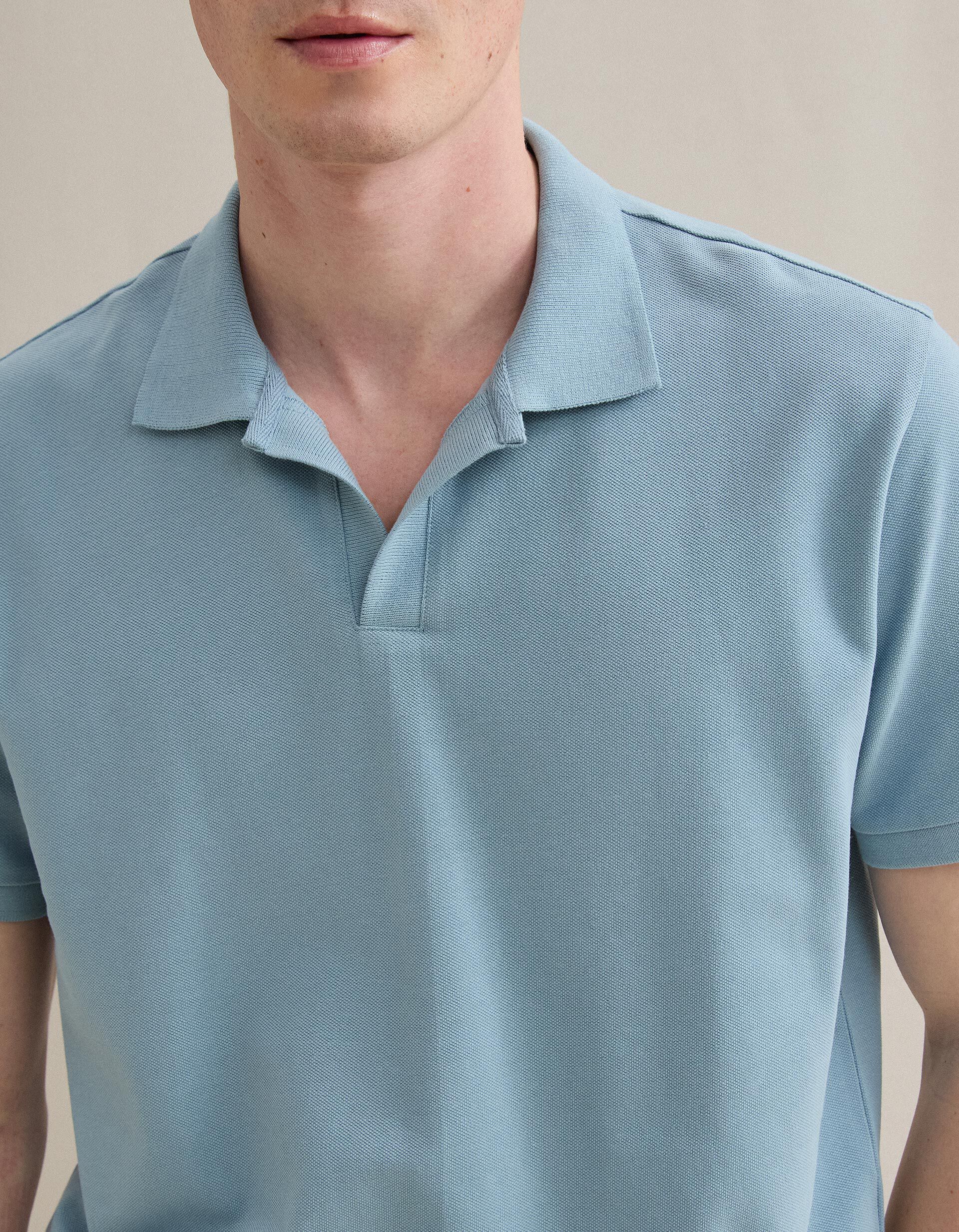 Comprar Online Polo Piquet, Homem, Azul Claro