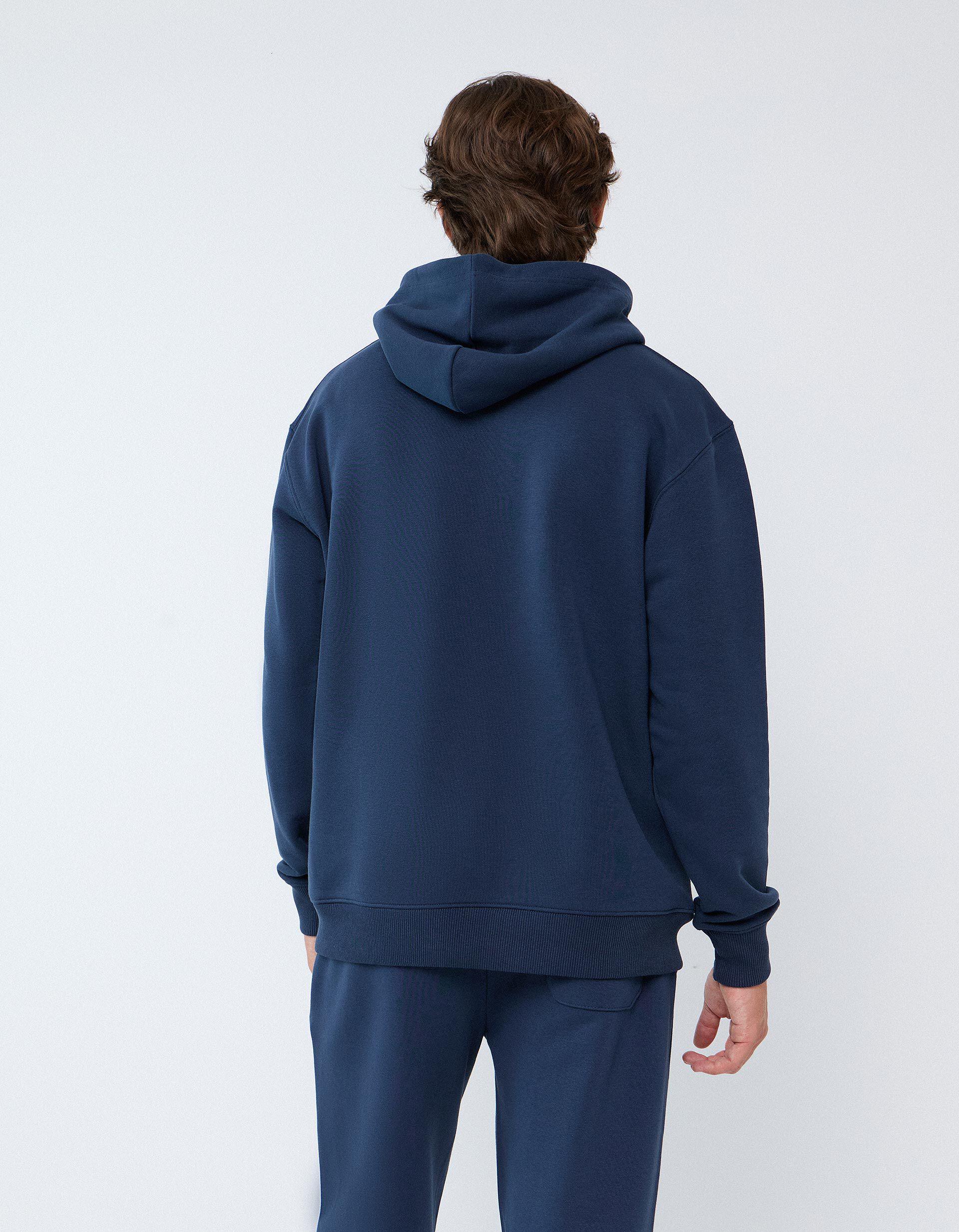 Comprar Online Sweatshirt De Felpa Estampada, Homem, Azul