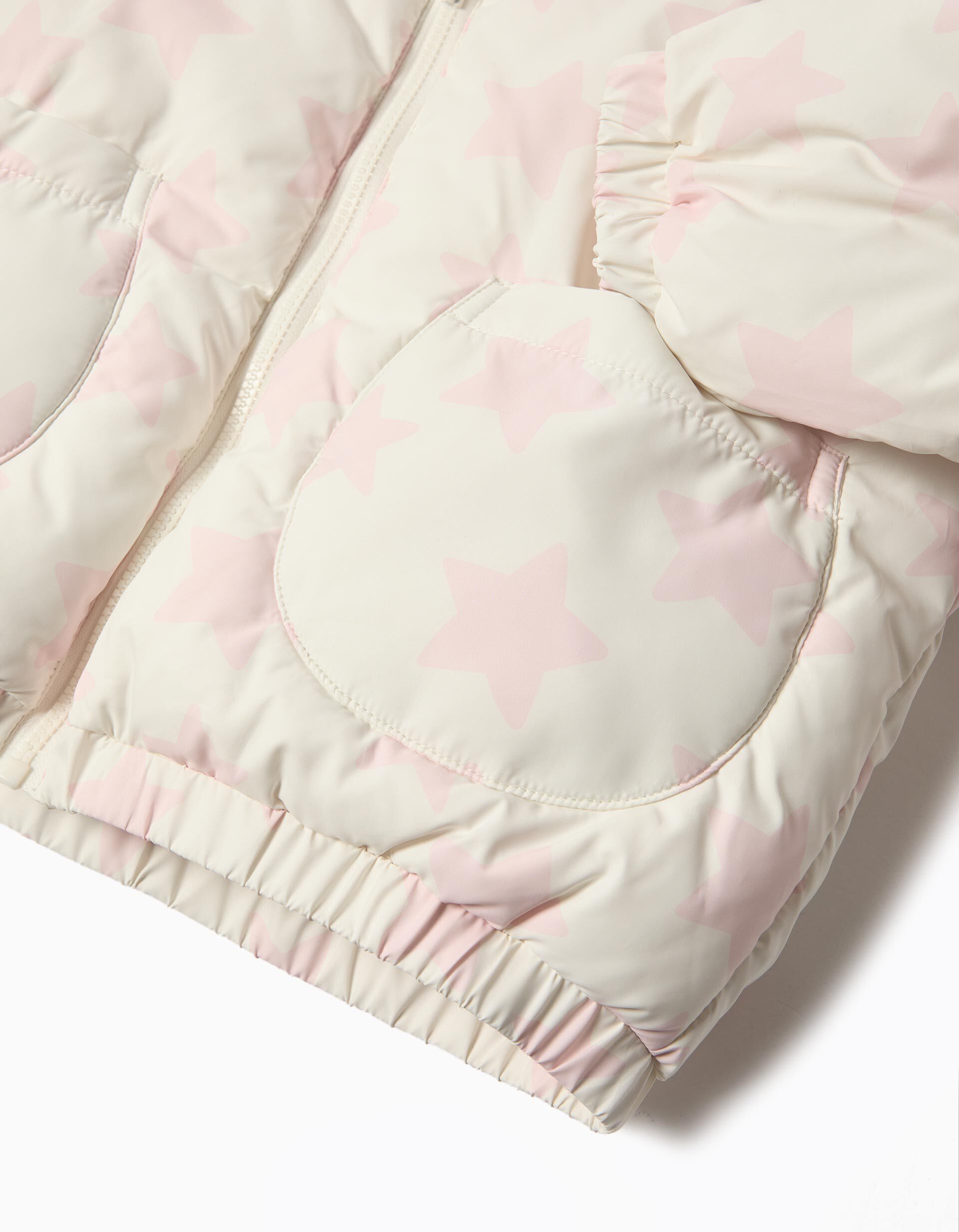 Comprar Online Casaco Acolchoado Capuz, Menina, Branco