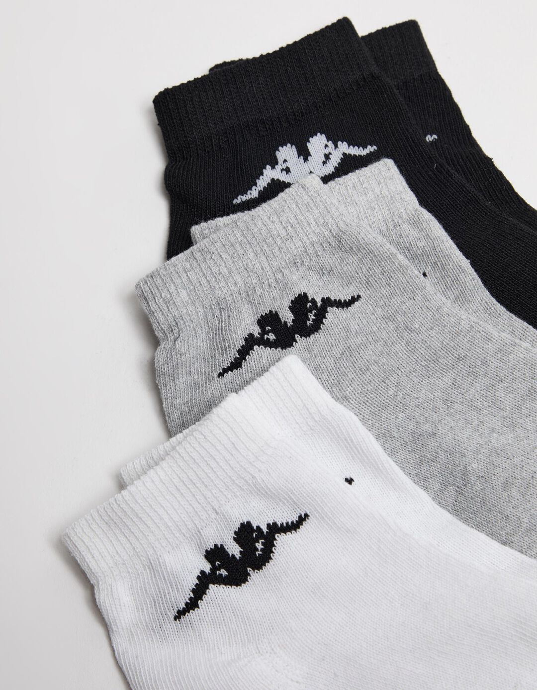 Pack 3 Pares de Meias Tornozelo 'Kappa', Homem, Multicor