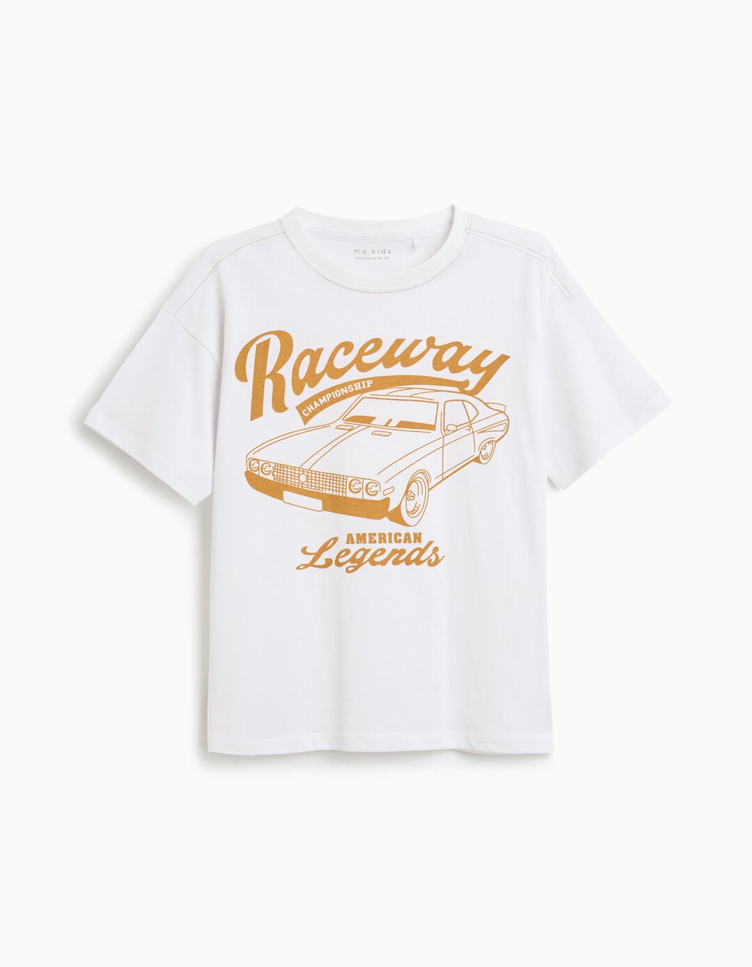 T-shirt Print, Menino, Branco