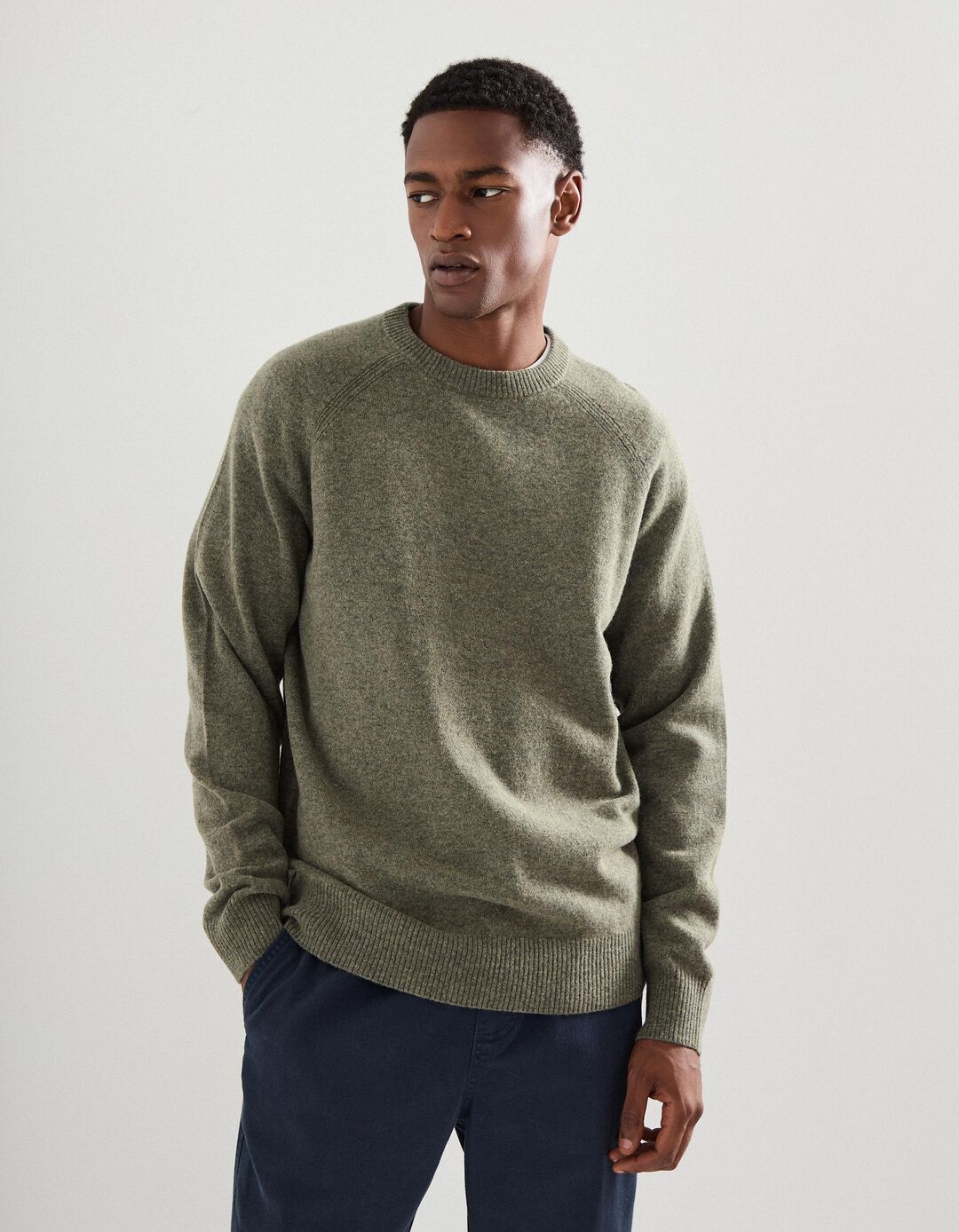 Camisola de Malha, Homem, Verde