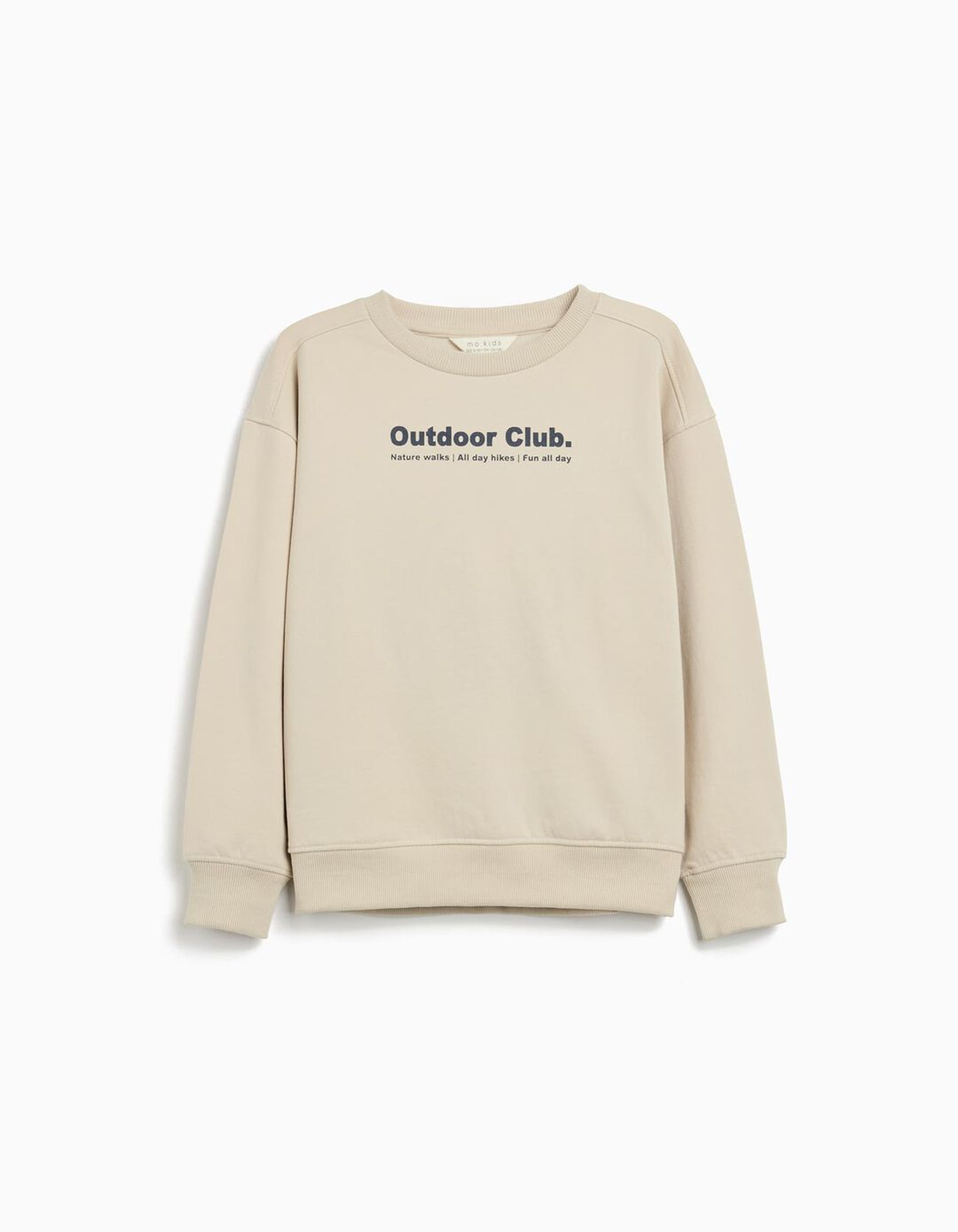 Sweatshirt de Felpa, Menino, Bege