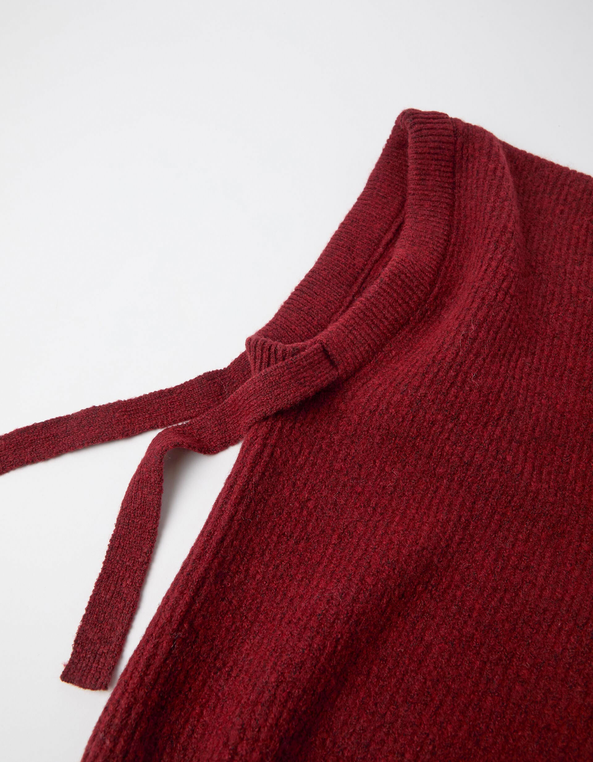 Comprar Online Gorro balaclava De Malha, Mulher, Vermelho Escuro