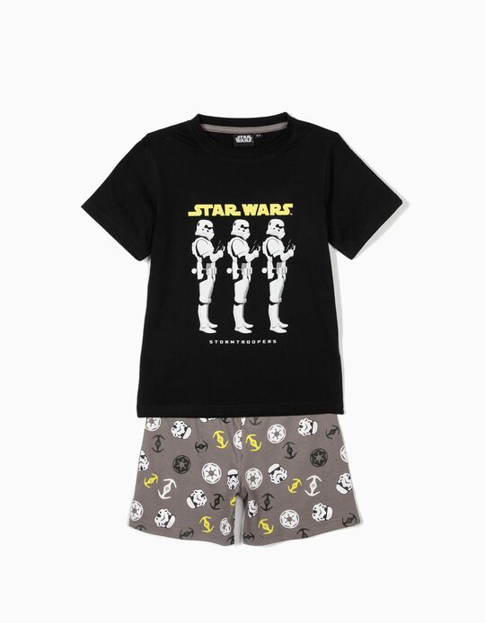 Pijama para Menino 'Star Wars', Preto e Cinzento