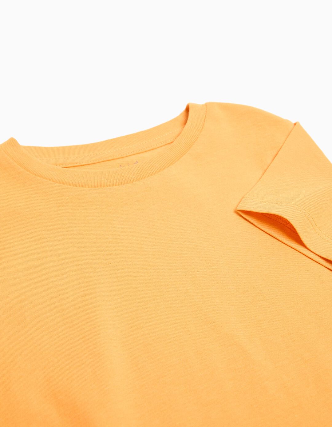 T-shirt, Menina, Laranja Claro