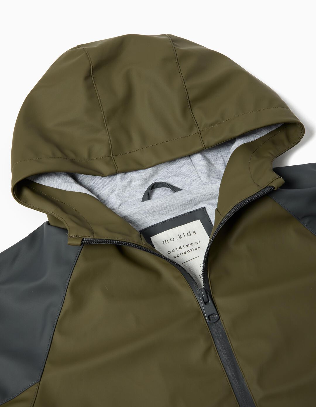 Parka com Capuz, Menino, Cinzento Escuro