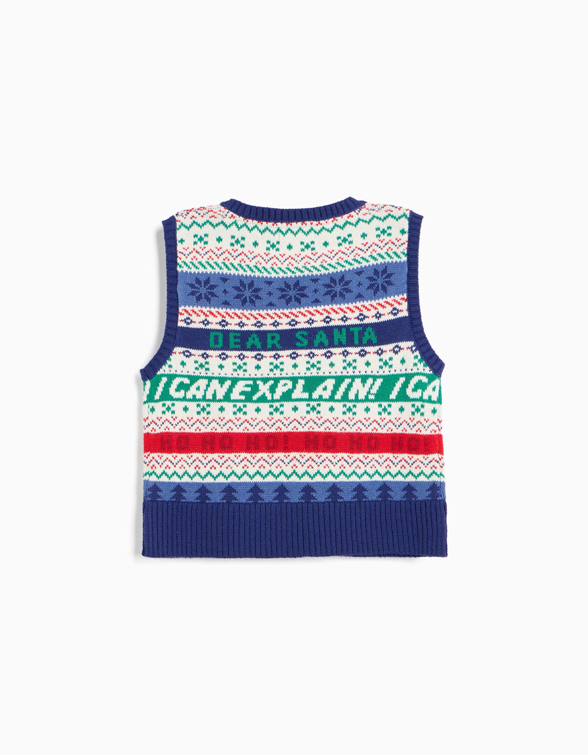 Comprar Online Colete De Natal, Crian&ccedil;a, Azul Escuro