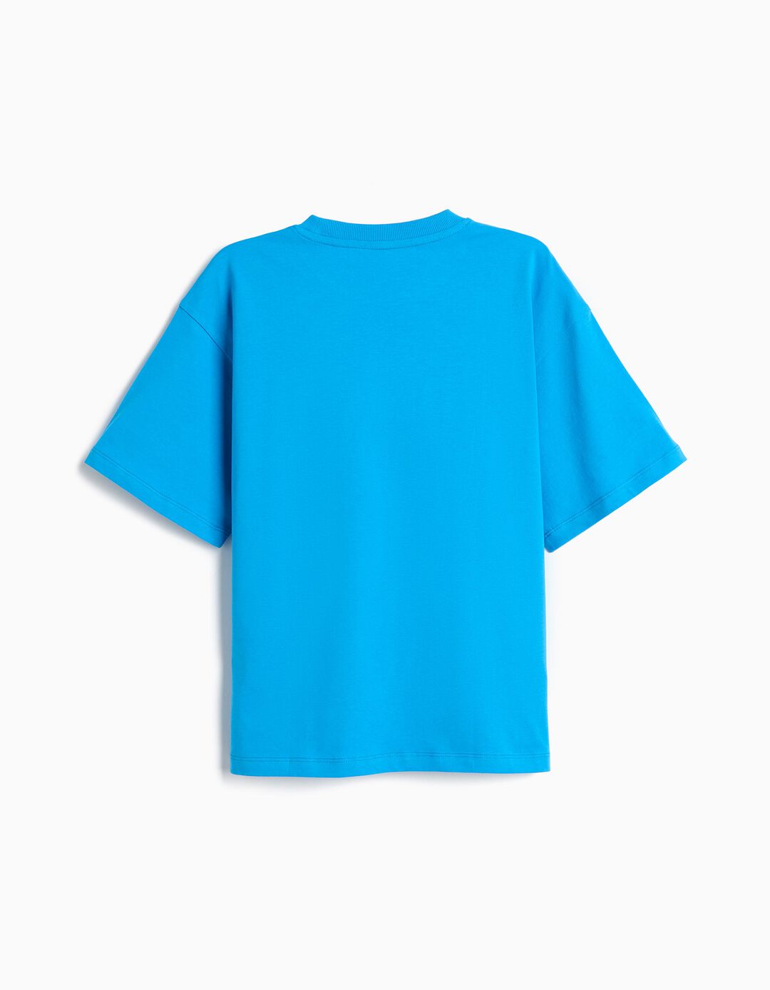T-shirt Estampada 'Loose Fit', Menino, Azul