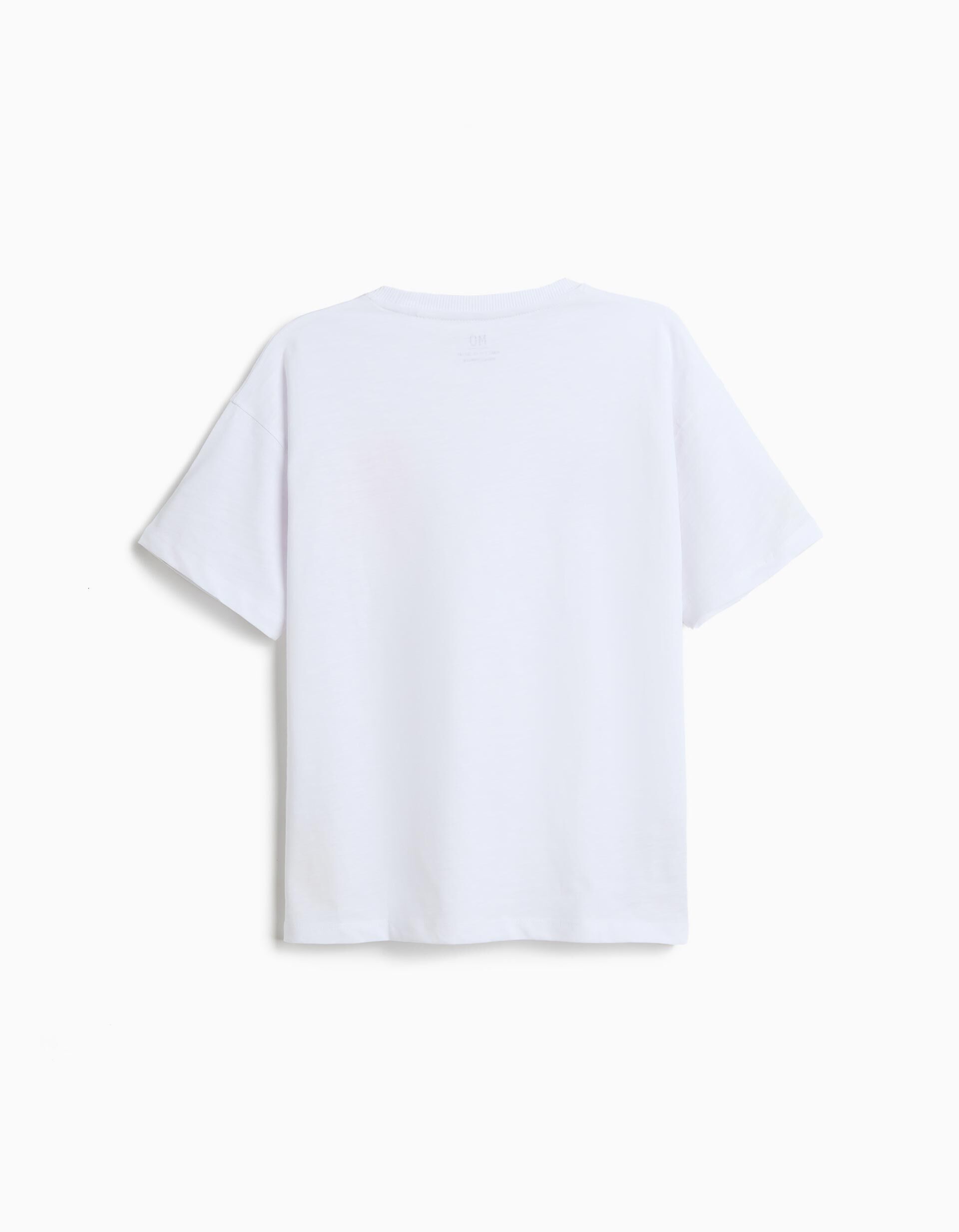 Comprar Online T-shirt com Estampado, Menino, Branco