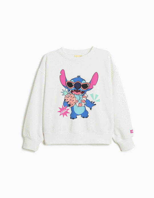 Comprar Online Sweatshirt 'Stitch' &copy;Disney, Menina, Branco