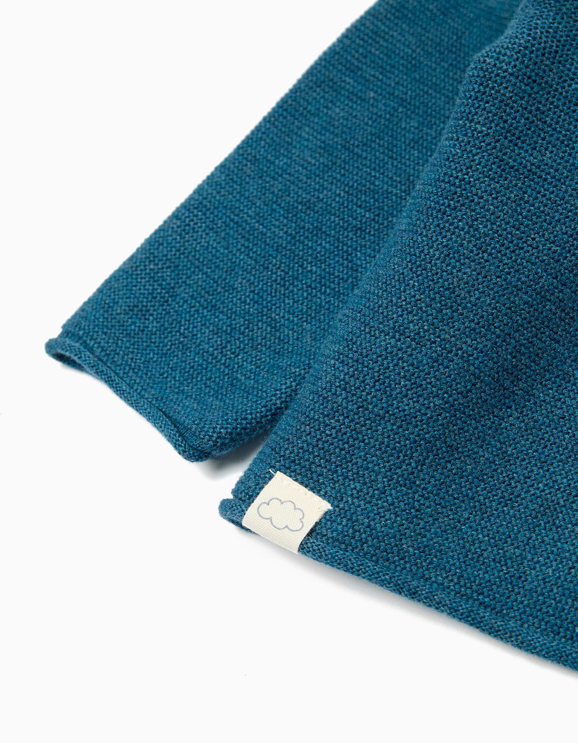 Comprar Online Casaco de Malha, Rec&eacute;m-Nascido, Azul Escuro