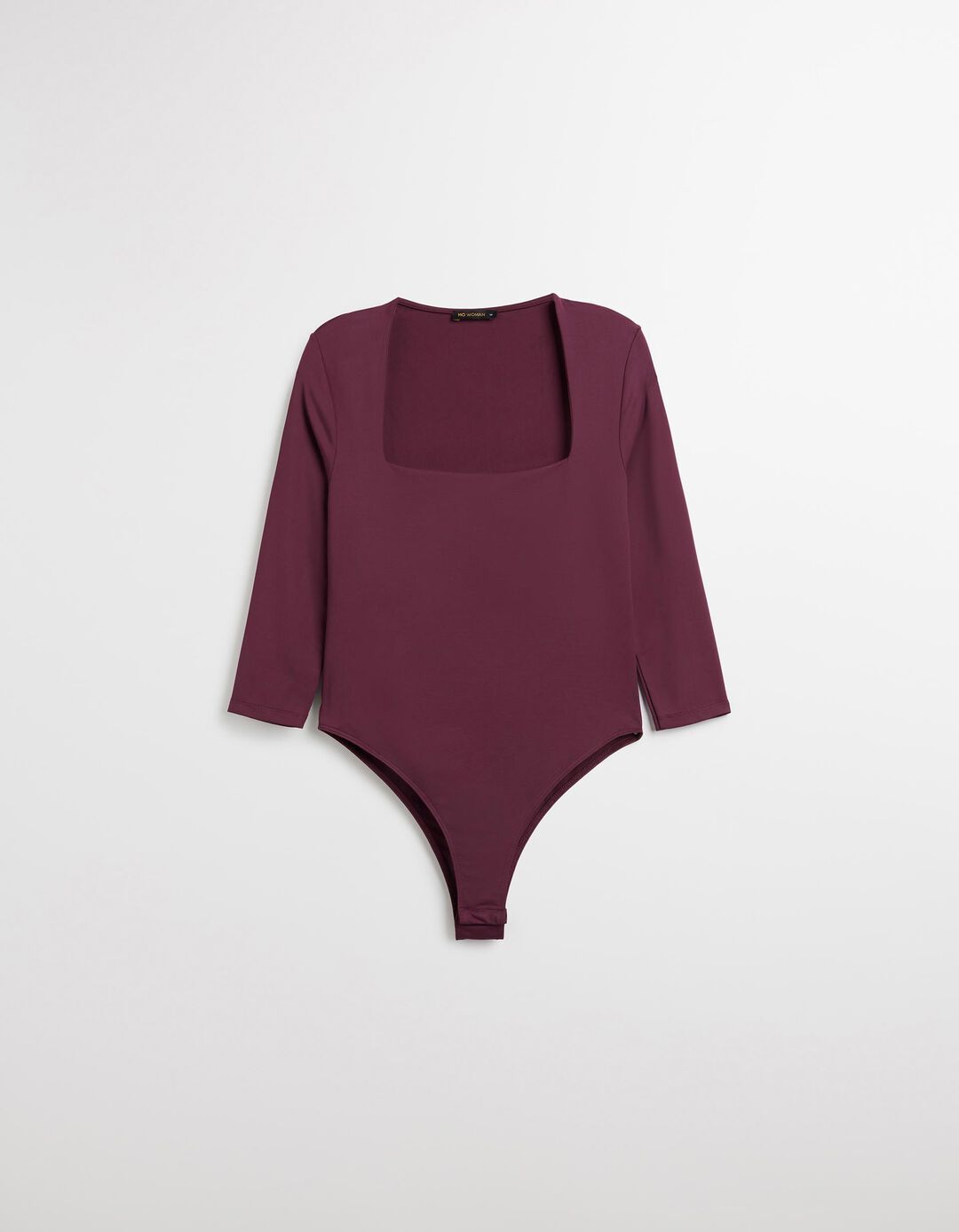 Body de Manga Comprida, Mulher, Roxo