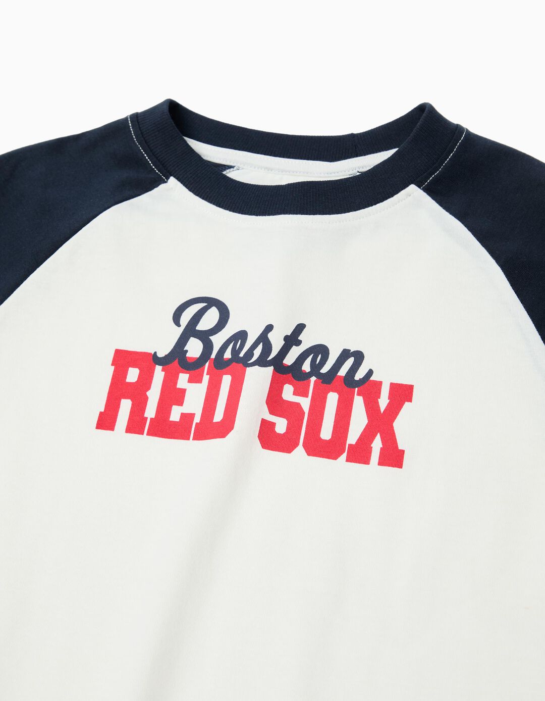 T-shirt Manga Comprida, Menino, Azul Escuro