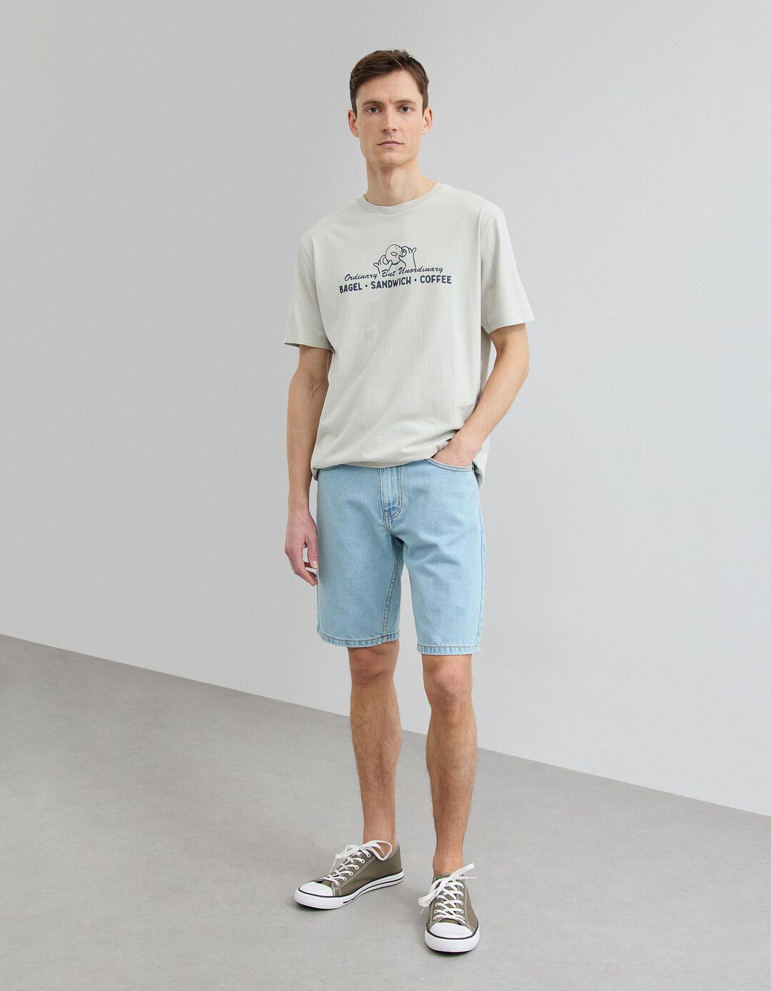 Cal&ccedil;&otilde;es de Ganga, Homem, Azul Claro