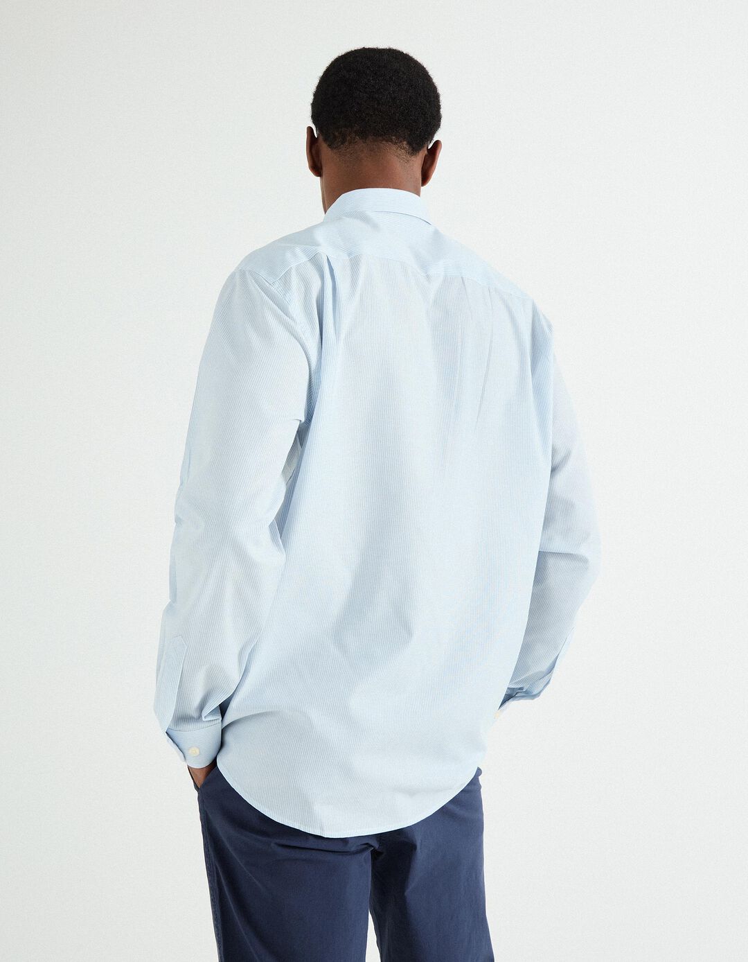Camisa, Homem, Azul Claro