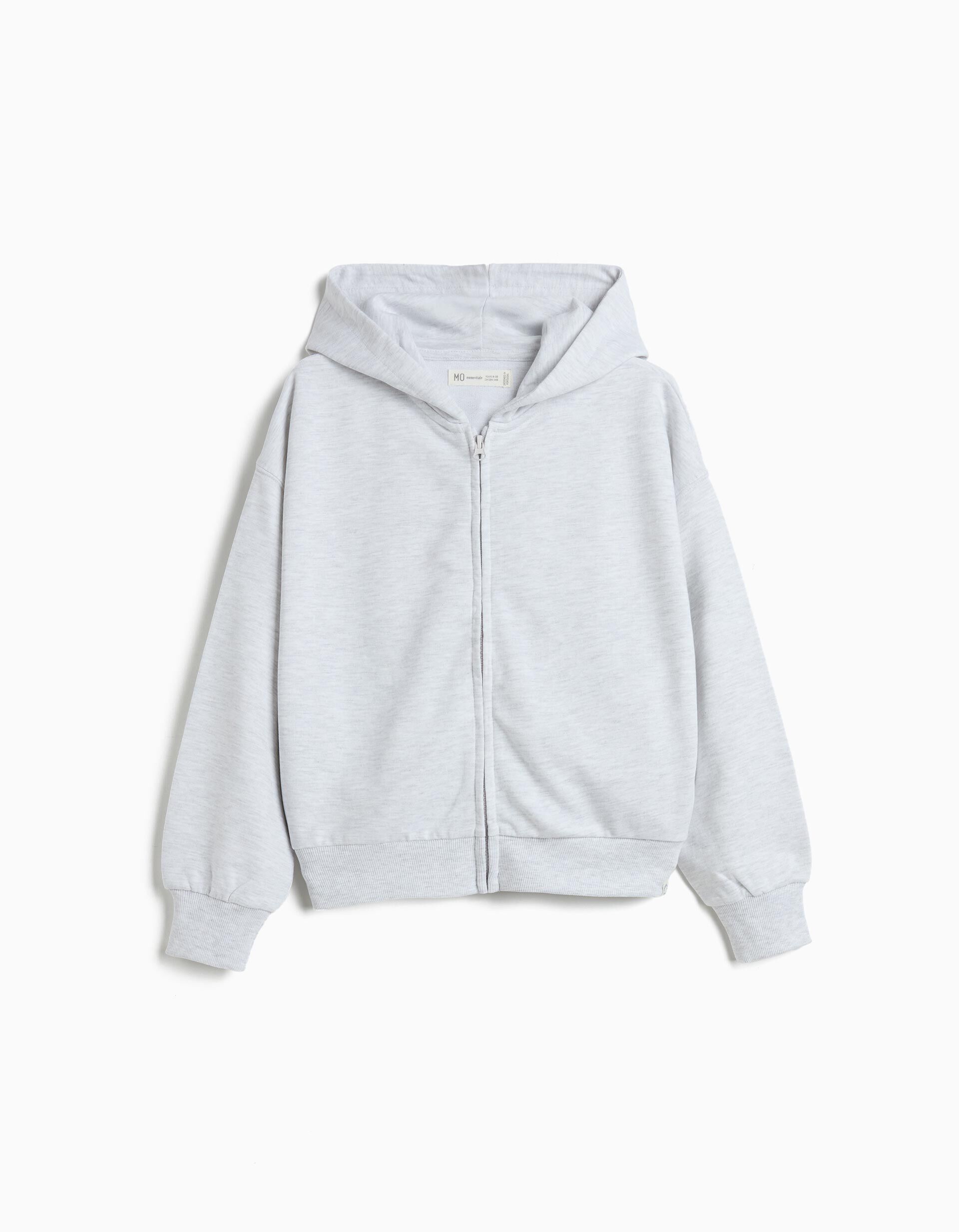 Comprar Online Casaco De Felpa, Menina, Cinzento Claro