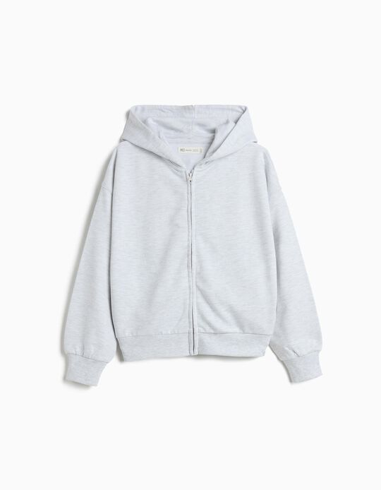 Comprar Online Casaco De Felpa, Menina, Cinzento Claro