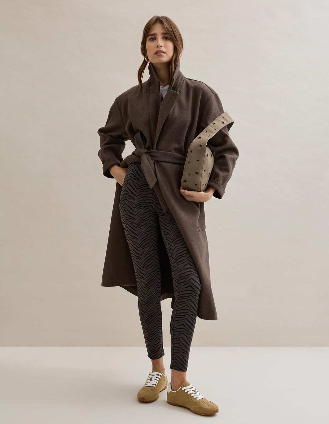 Leggings, Mulher, Cinzento Escuro