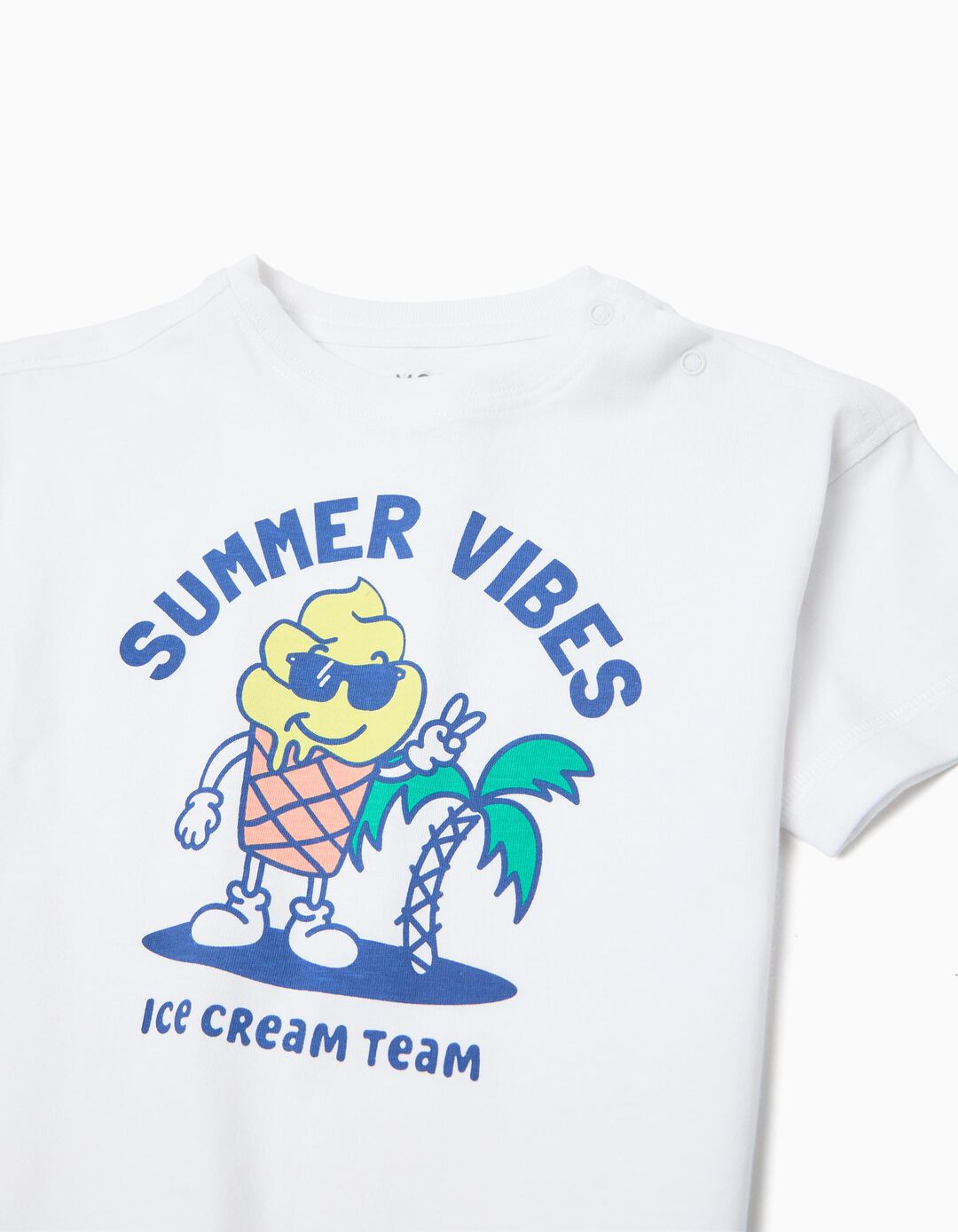 T-shirt Estampada, Menino, Branco