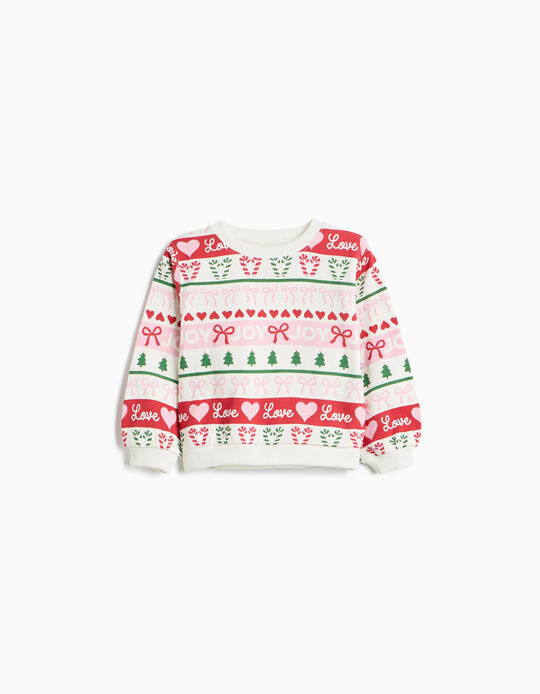 Comprar Online Sweatshirt De Natal, Menina, Branco