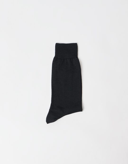 Comprar Online Meias De L&atilde;, Homem, Preto