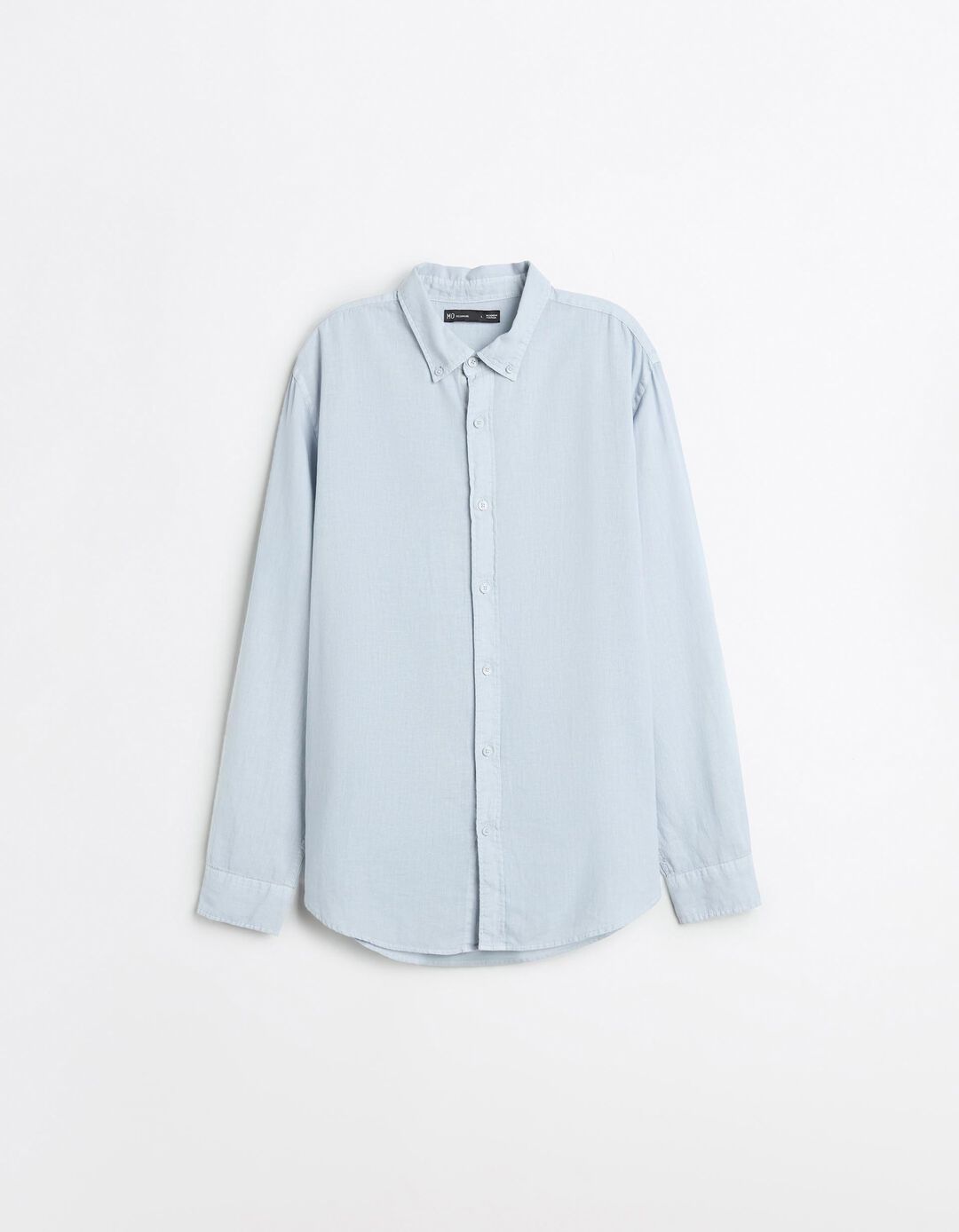 Camisa com Linho, Homem, Azul Claro