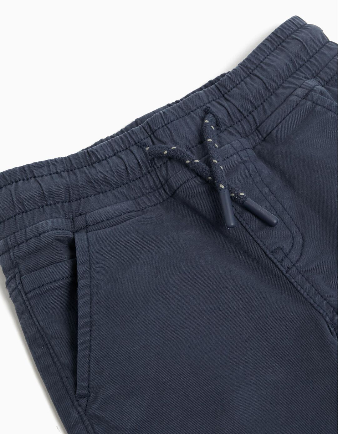 Twill Joggers, Baby Boy, Dark Blue