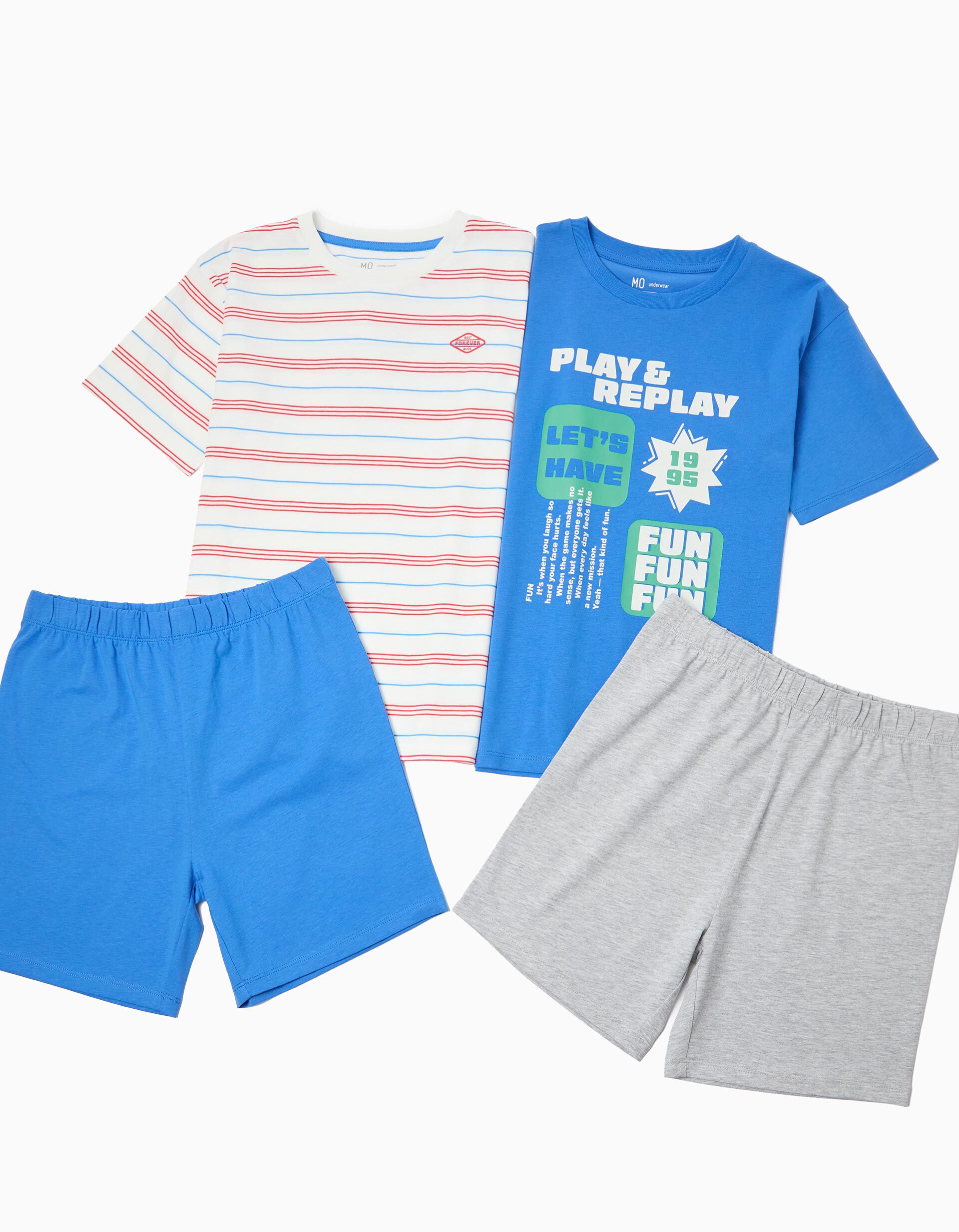Comprar Online Pack 2 Pijamas, Menino, Azul