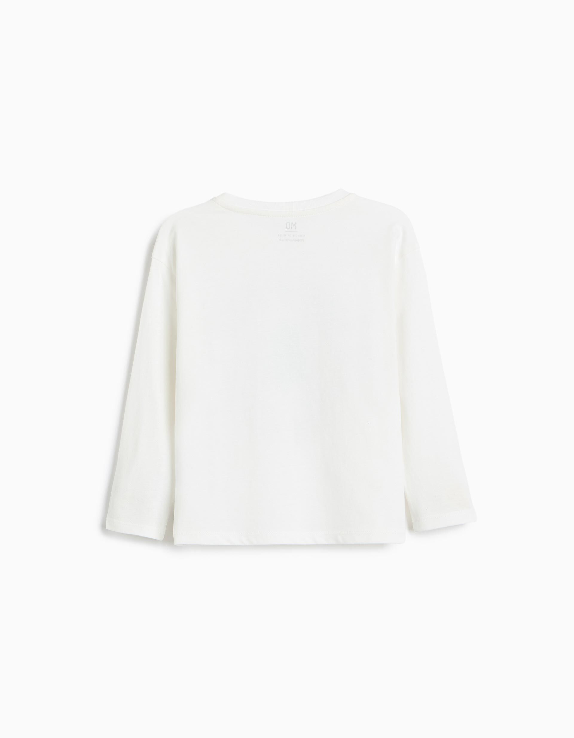 Comprar Online T-shirt Manga Comprida, Menino, Branco