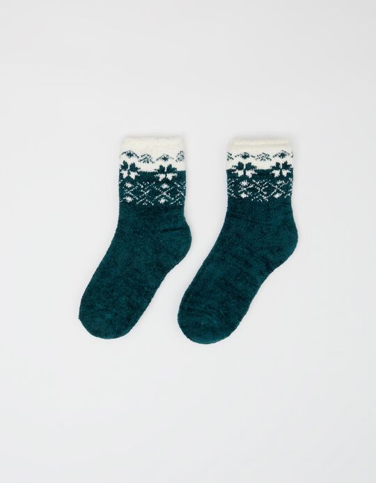 Soft Socks, Women, Dark Green