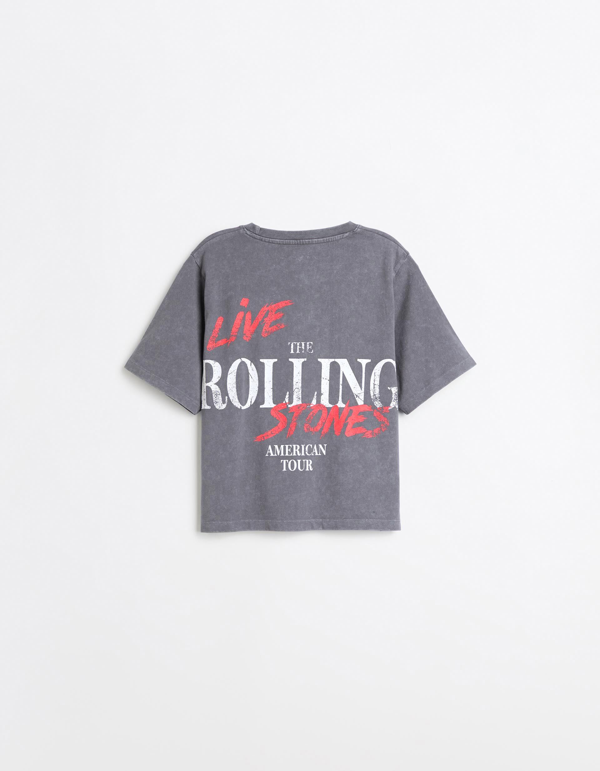Comprar Online T-shirt Rolling Stones, Mulher, Cinzento Escuro