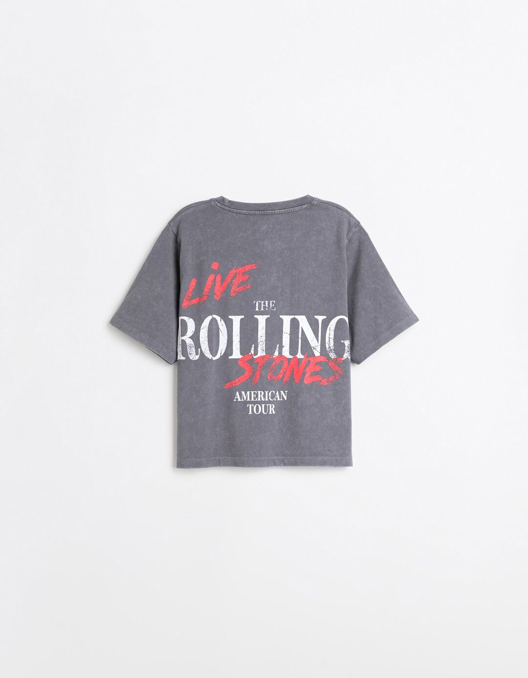 T-shirt Rolling Stones, Mulher, Cinzento Escuro