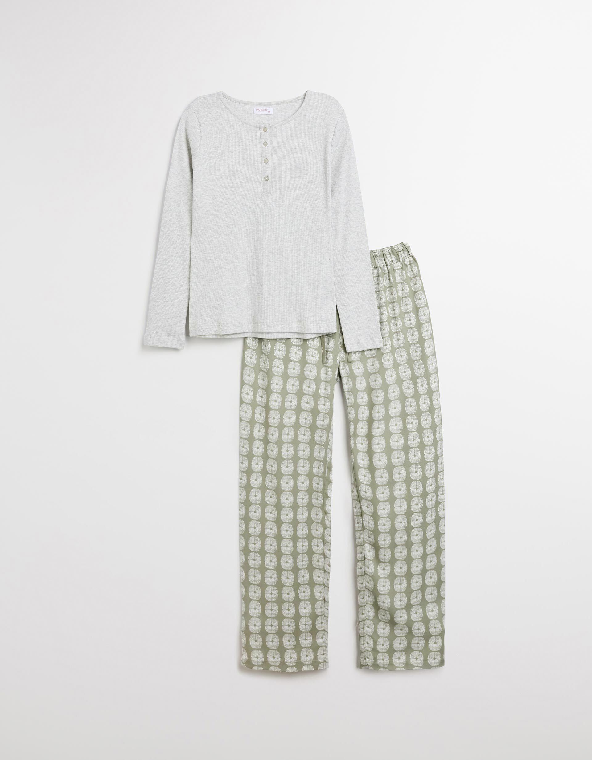 Comprar Online Pijama Jersey, Mulher, Bege 