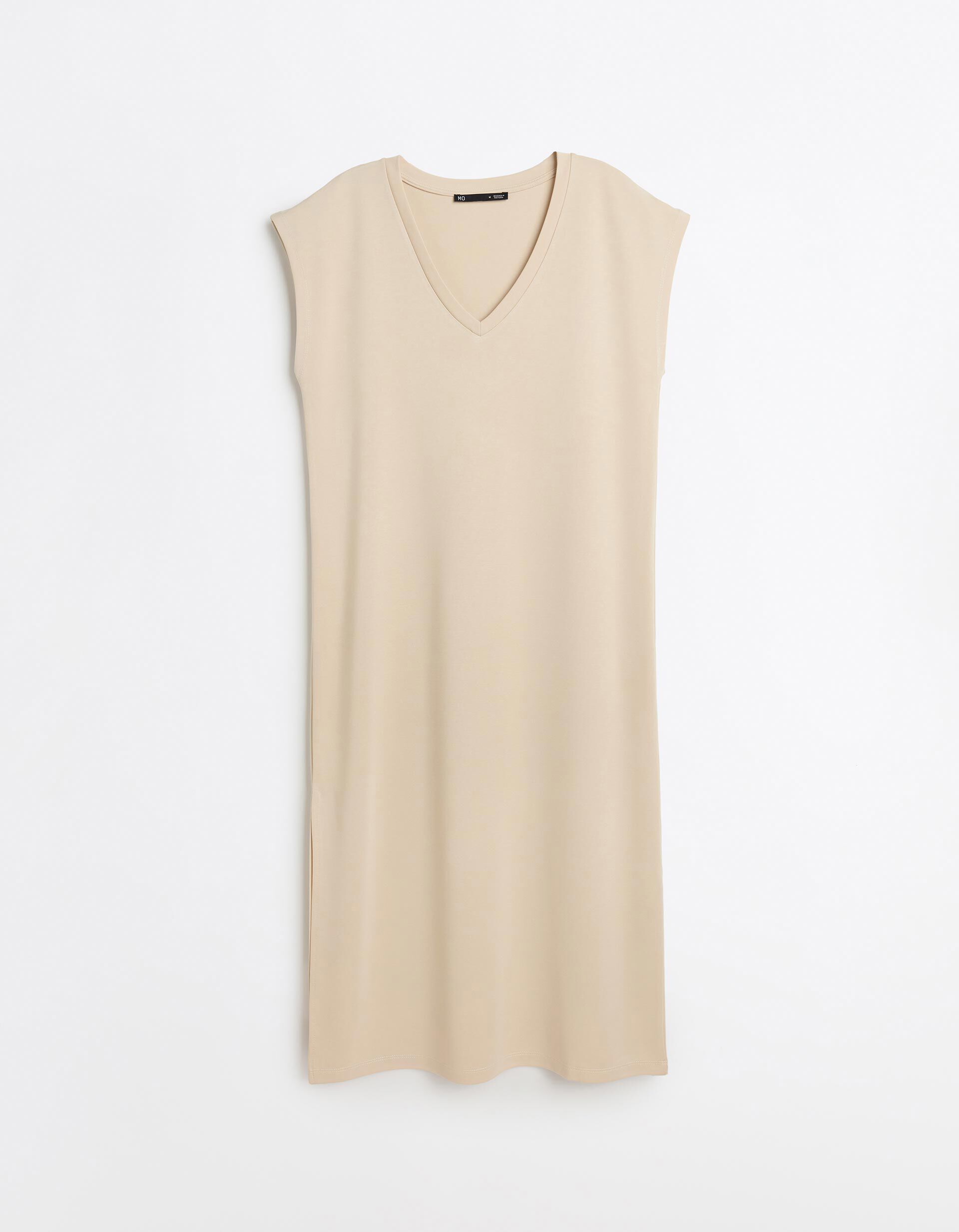 Comprar Online Vestido Midi, Mulher, Bege