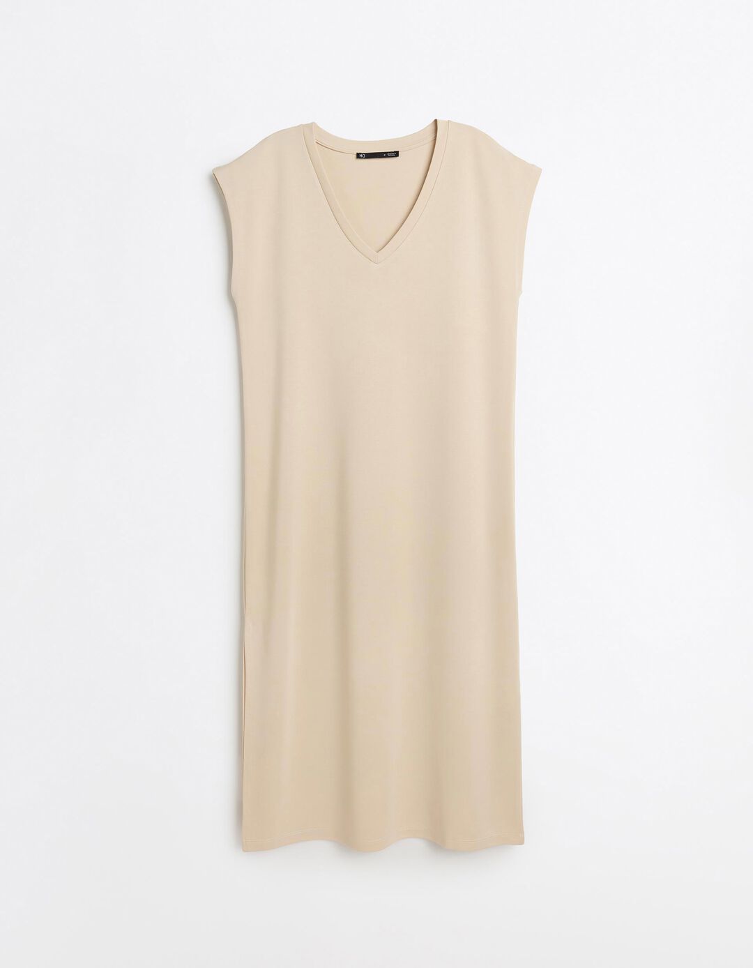 Vestido Midi, Mulher, Bege