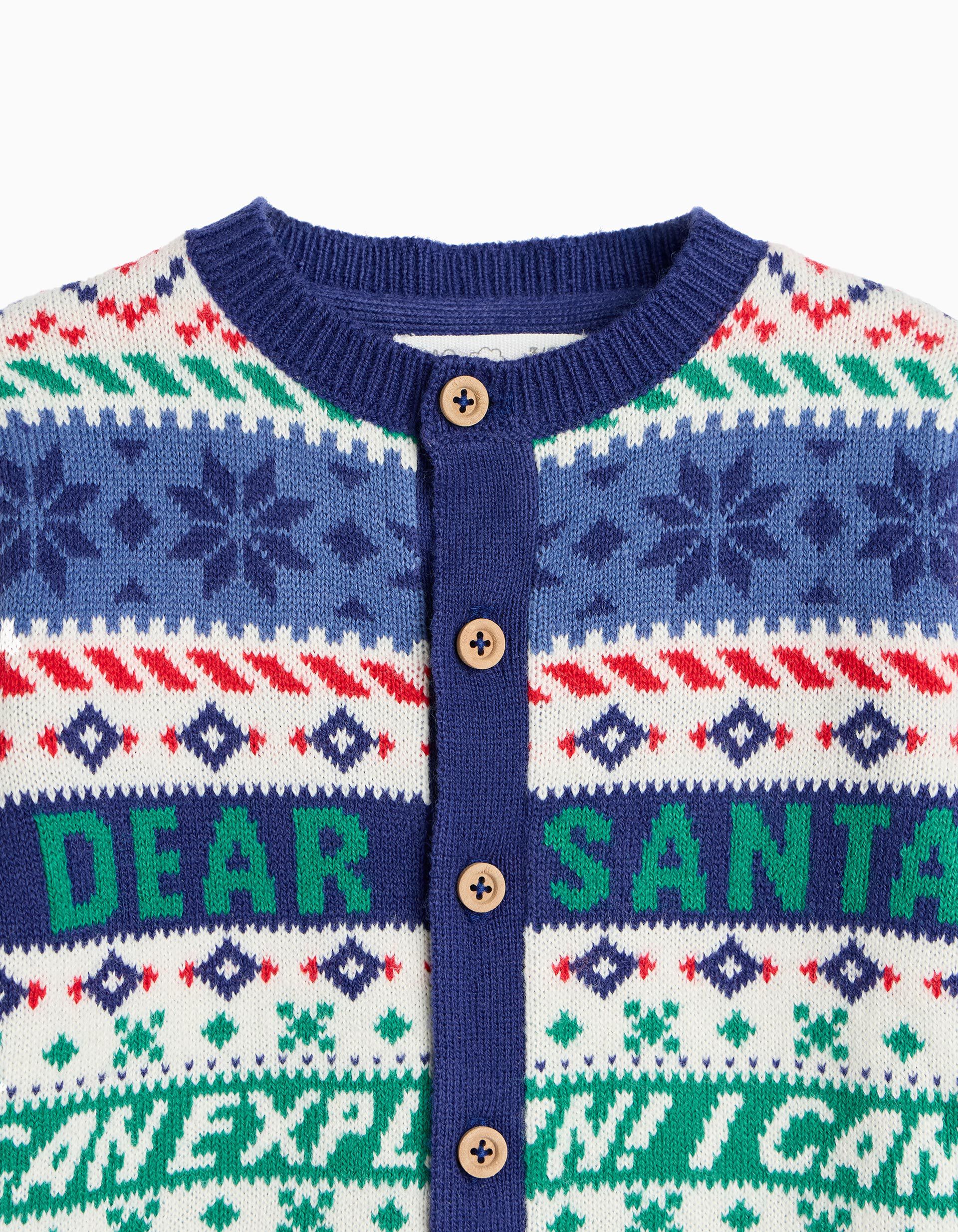 Comprar Online Macac&atilde;o De Natal, Rec&eacute;m-Nascido, Azul Escuro