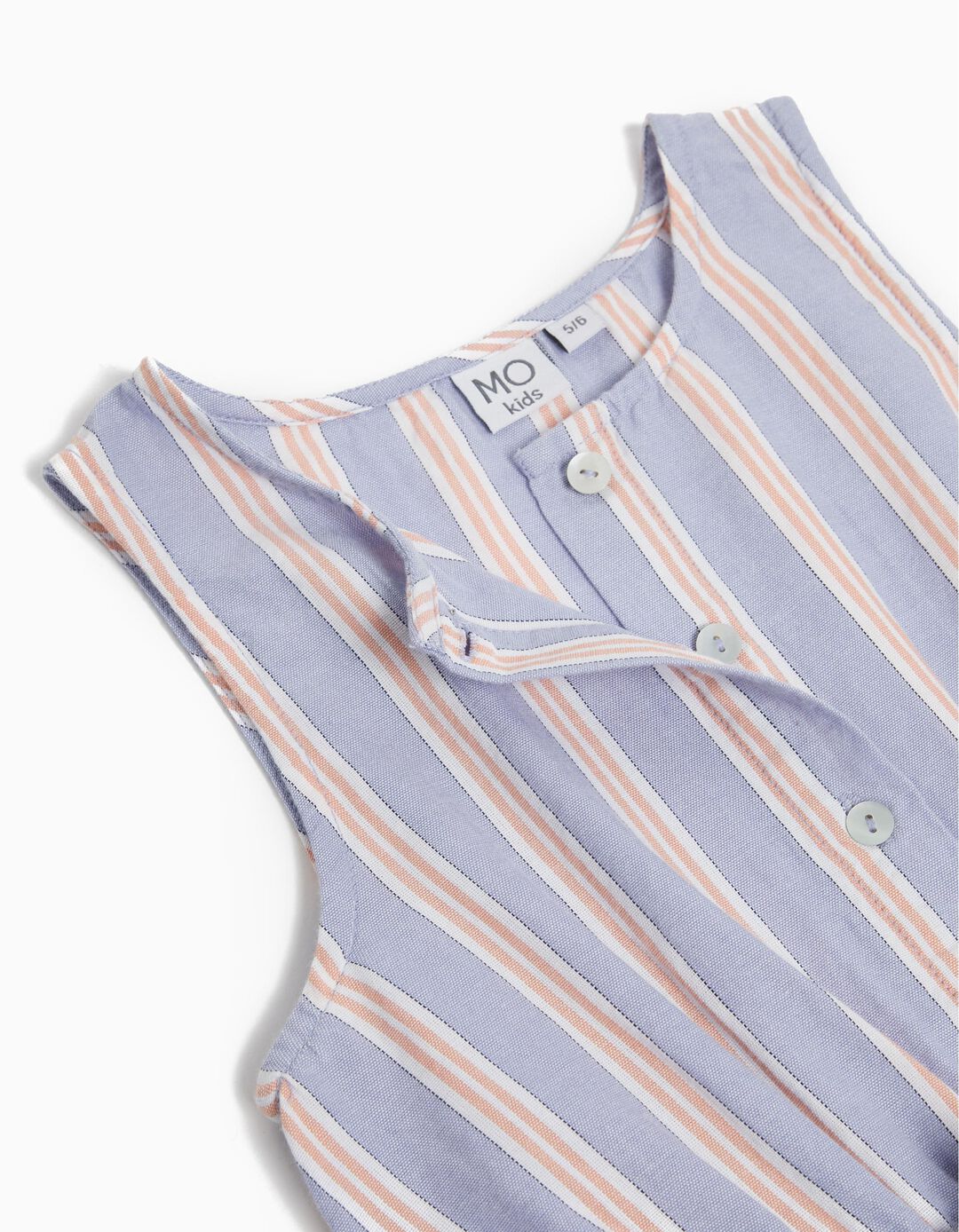 Striped Belted Jumpsuit, Girl, Multiple colors
